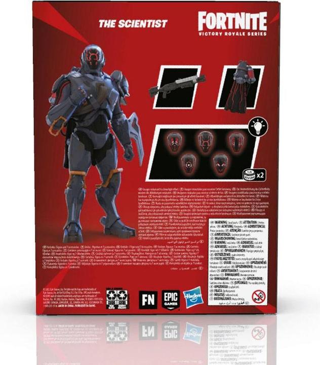 Actual product image Fortnite Hasbro Victory Royale Series The Scientist 15 cm tall action figure to collect with accesso