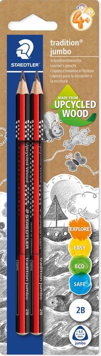 Immagine prodotto Staedtler Matite tradizione jumbo 2B 2 pezzi in blister (4 mm, 2B, 2x)