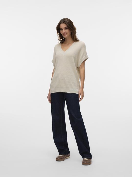 Immagine prodotto Vero Moda Kurzärmeliger Pullover mit V-Ausschnitt (M)