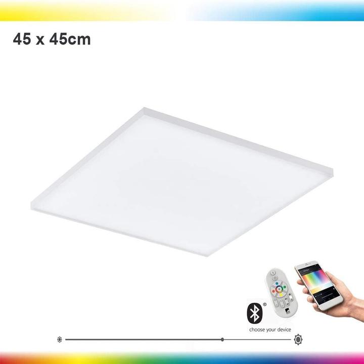 Produktbild EGLO 32346 LED-Panel Deckenleuchte Crosslink TURCONA-C weiss L:45cm B:45cm H:6cm dimmbar 2700-6500K