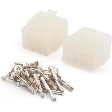 Velleman SETS MIT MEHRFACHSTECKVERBINDERN 6.2mm / 3 x 4-POL., Elektronikkabel + Stecker, Weiss