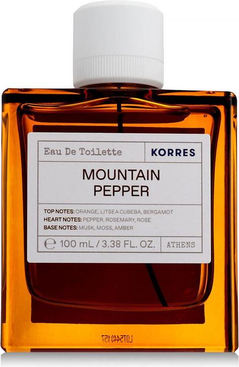 Korres Eau De Toilette Mountain Pepper - Men's Fragrance Bergamot & Coriander 100ml