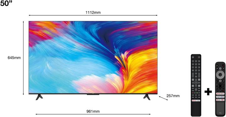 Produktbild TCL 50P635 (50", P635, LED, 4K, 2022)