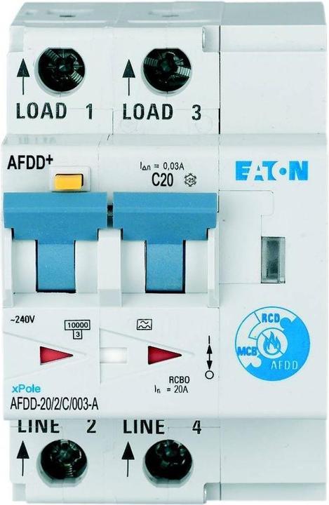 Actual product image Eaton Fire switch 2 pole 30