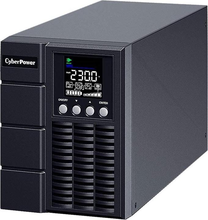 Actual product image Cyberpower OLS1000EA-DE Double conversion UPS 1000VA/900W LCD SNMP Slot german software VMWARE ready (1000 VA, 900 W)