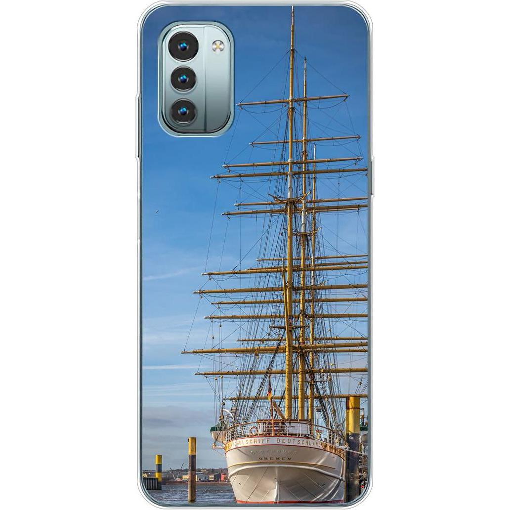 König Design Hülle Handy Schutz für Nokia G11 Case Cover Tasche Bumper Etuis Backcover TPU (Nokia G11), Smartphone Hülle...