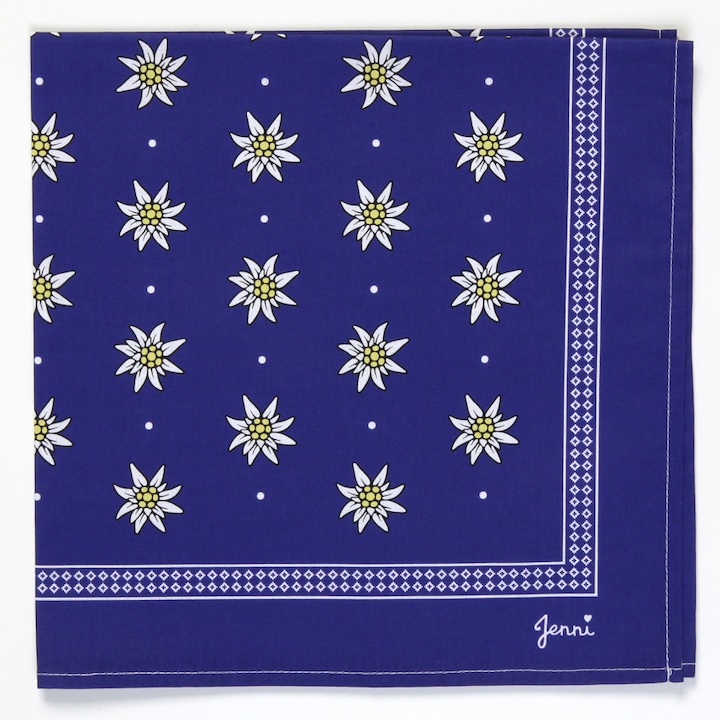 Actual product image Jenni Hemden Edelweiss Tüechli