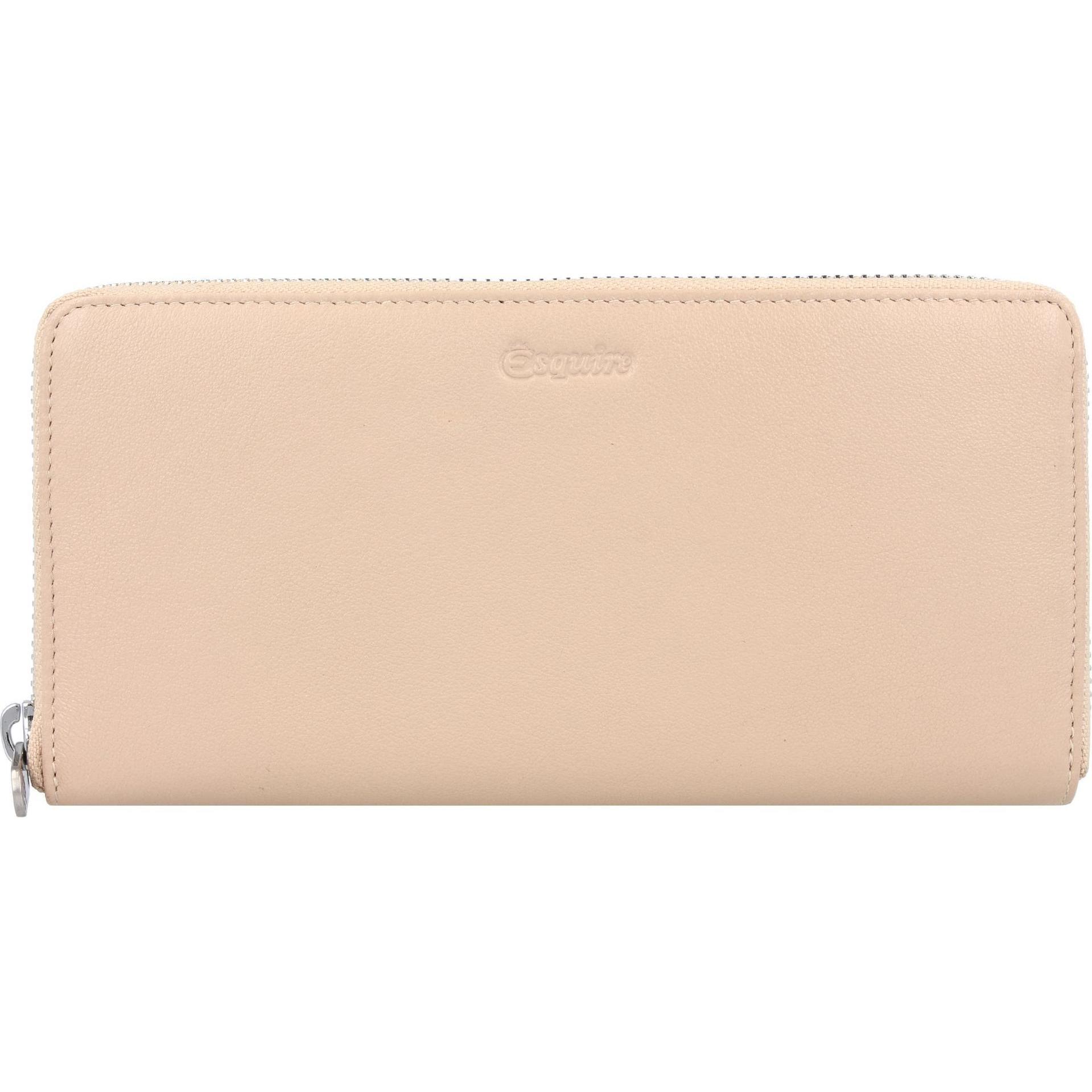 Esquire, Damen, Portemonnaie, Viktoria Geldbörse RFID Leder 19 cm, Braun