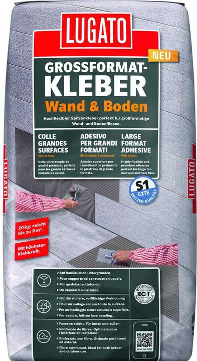 Actual product image Lugato Large format adhesive wall & floor (20000 g)