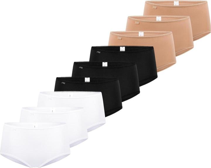 Beige, Schwarz, Weiss