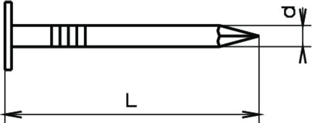 Produktbild BestaPac Dachpappenstift feuerverzinkt 2.5x20 (20 mm)