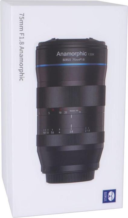Productafbeelding Sirui Vaste brandpuntsafstand 75 mm F1.8 anamorfisch (Canon EF-M, APS-C / DX)