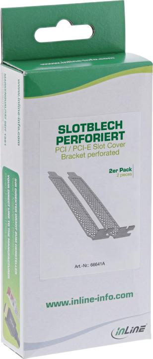 Actual product image InLine PCI slot cover