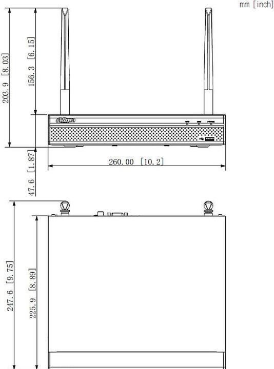 Immagine prodotto Dahua NVR1104HS-W-S2-CE (Videoregistratore di rete (NVR))