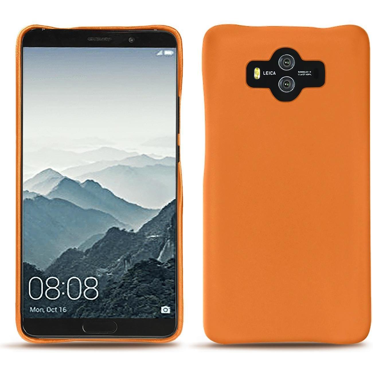 Noreve Lederschutzhülle (Huawei Mate 10), Smartphone Hülle, Orange