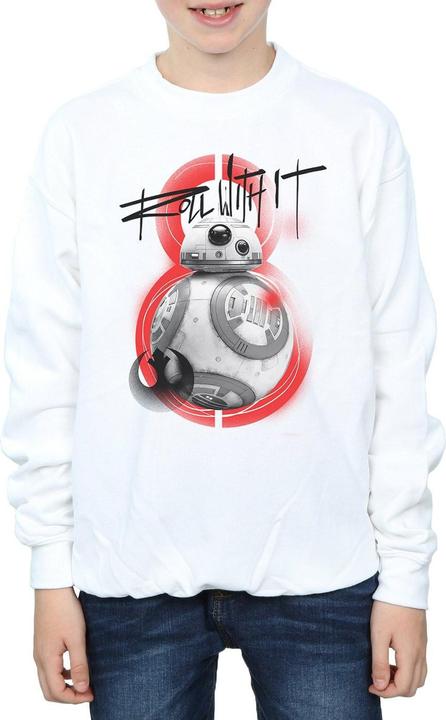Image du produit Star Wars - Sweat THE LAST JEDI BB-8 ROLL WITH IT - Garçon (140, 146)
