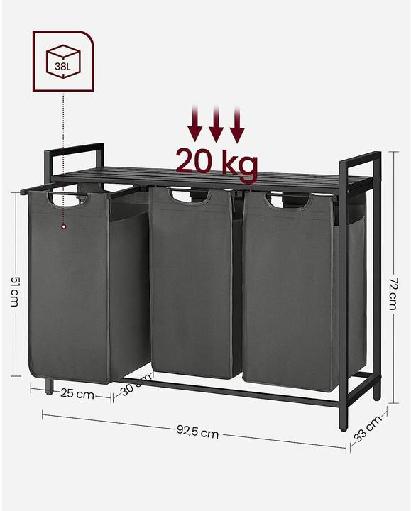 Produktbild Vasagle Laundry (114 l)
