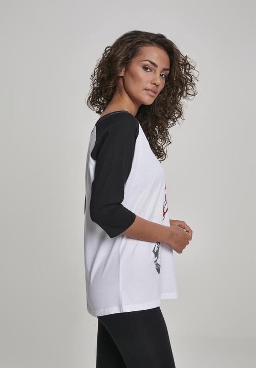 Produktbild Merchcode Ladies Pistol Heart Raglan Tee (XS)