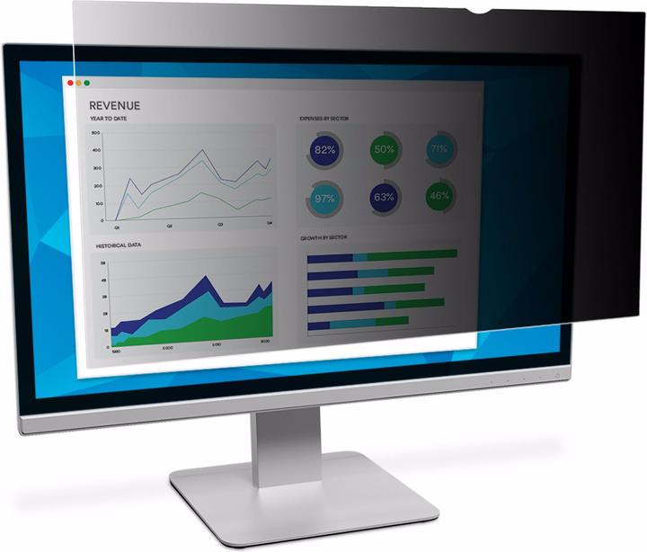 Produktbild 3M PF240W9E Blickschutzfilter Standard für Monitor 16:9 (24", 16:9, 9:16)