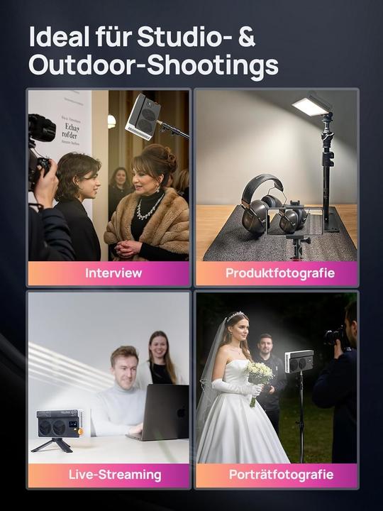 Produktbild Rollei LUMIS 40W RGB - LED-Licht (Videoleuchte)