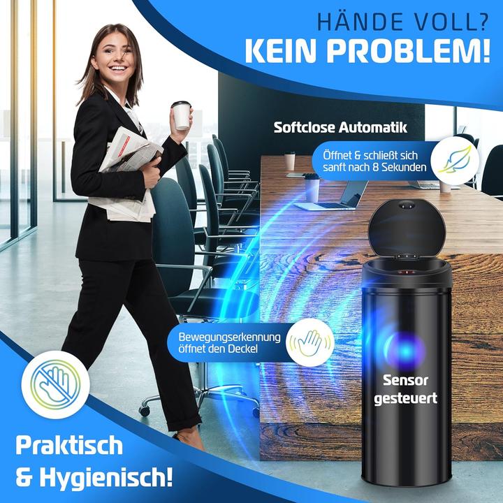 Produktbild Kesser Sensor-Abfalleimer, 40 L (40 l)