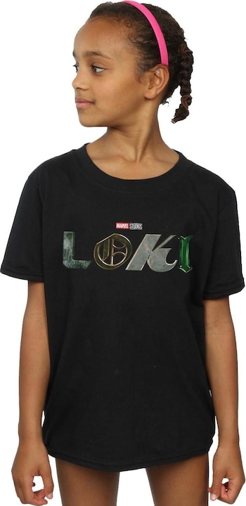 Immagine prodotto Loki Logo Maglietta Ragazze (140, 146)