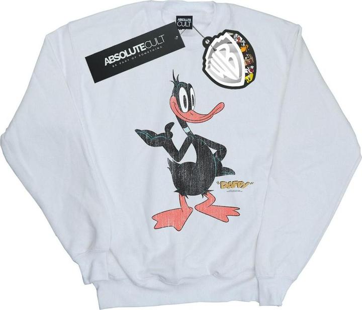 Actual product image Looney Tunes Boys Daffy Duck Distressed Sweatshirt (152, 158)