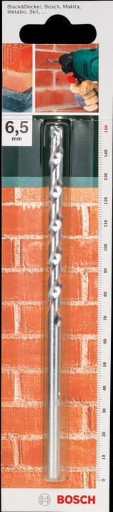 Actual product image Bosch Zubehör Masonry drill bit according to ISO 5468 D= 6.5 mm L= 150 mm (5.5 mm)