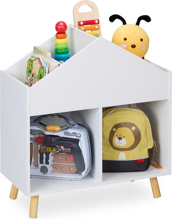 Actual product image Relaxdays Kinderregal Hausform