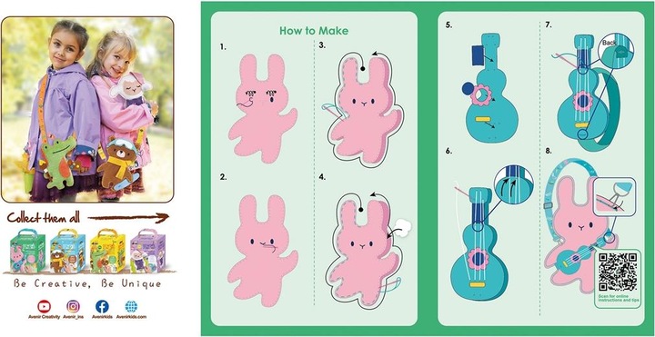 Actual product image Avenir Sewing kit hanger bunny