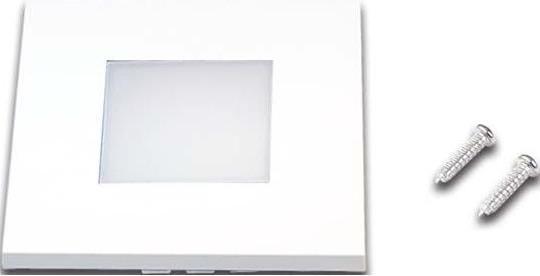 Image du produit Hera Applique murale encastrable à LED 1,8W 3000K 90lm Konv IP20 41x75x75mm (90 lm)