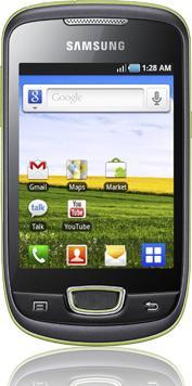 Actual product image Samsung S5570 Galaxy Mini (LimeGreen, 3.20", 3G)