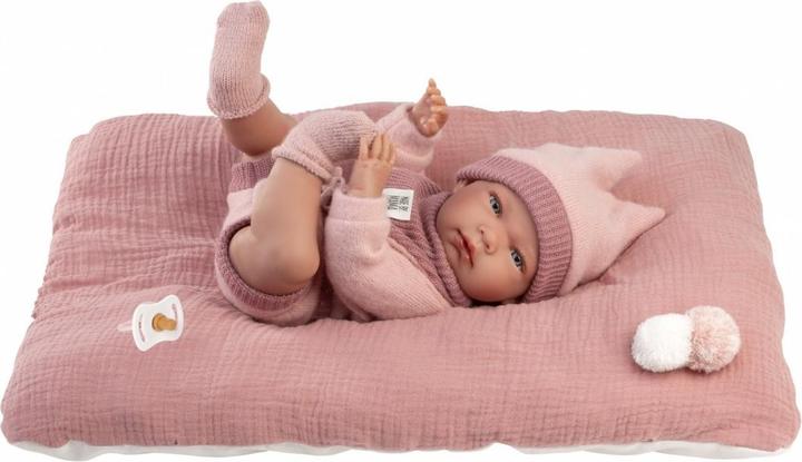 Actual product image Llorens Vinyl-Babypuppe Nica mit Kissen 40cm