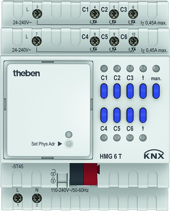 Image du produit Theben Hmg 6 T Knx (Actionneur de chauffage)