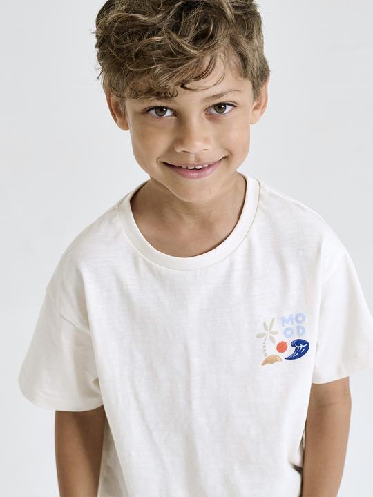 Produktbild Vertbaudet Jungen T-Shirt mit XL-Print hinten und Recycling-Baumwolle (98, 104)