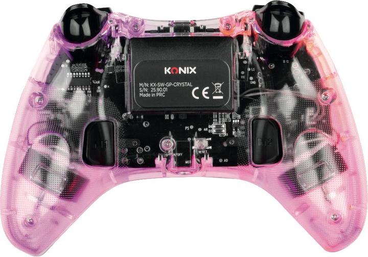 Produktbild Konix Wireless Gamepad - Crystal LED (Switch, PC, PS4)