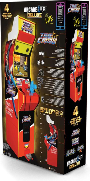 Actual product image Arcade1Up Time Crisis Deluxe 4- in-1 Wifi