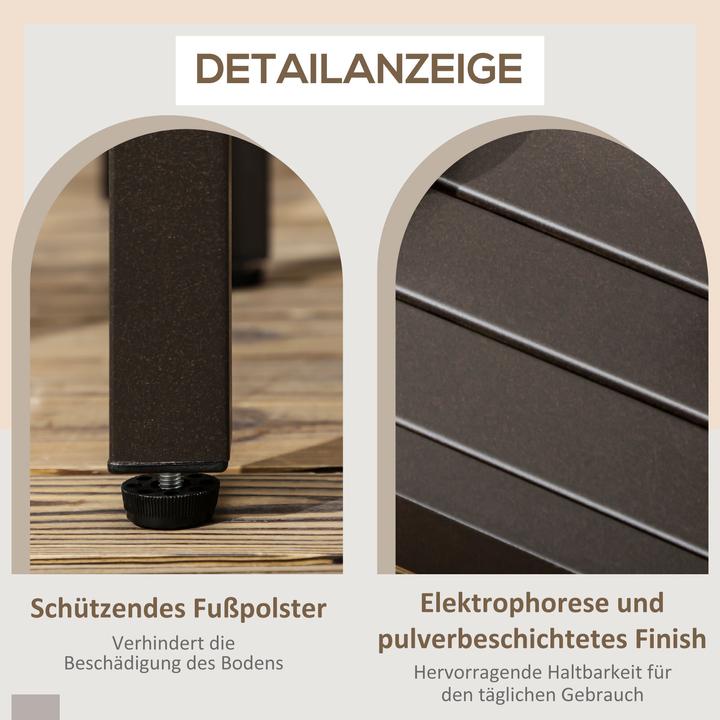 Image du produit Outsunny Table d'appoint d'extérieur avec cadre en acier