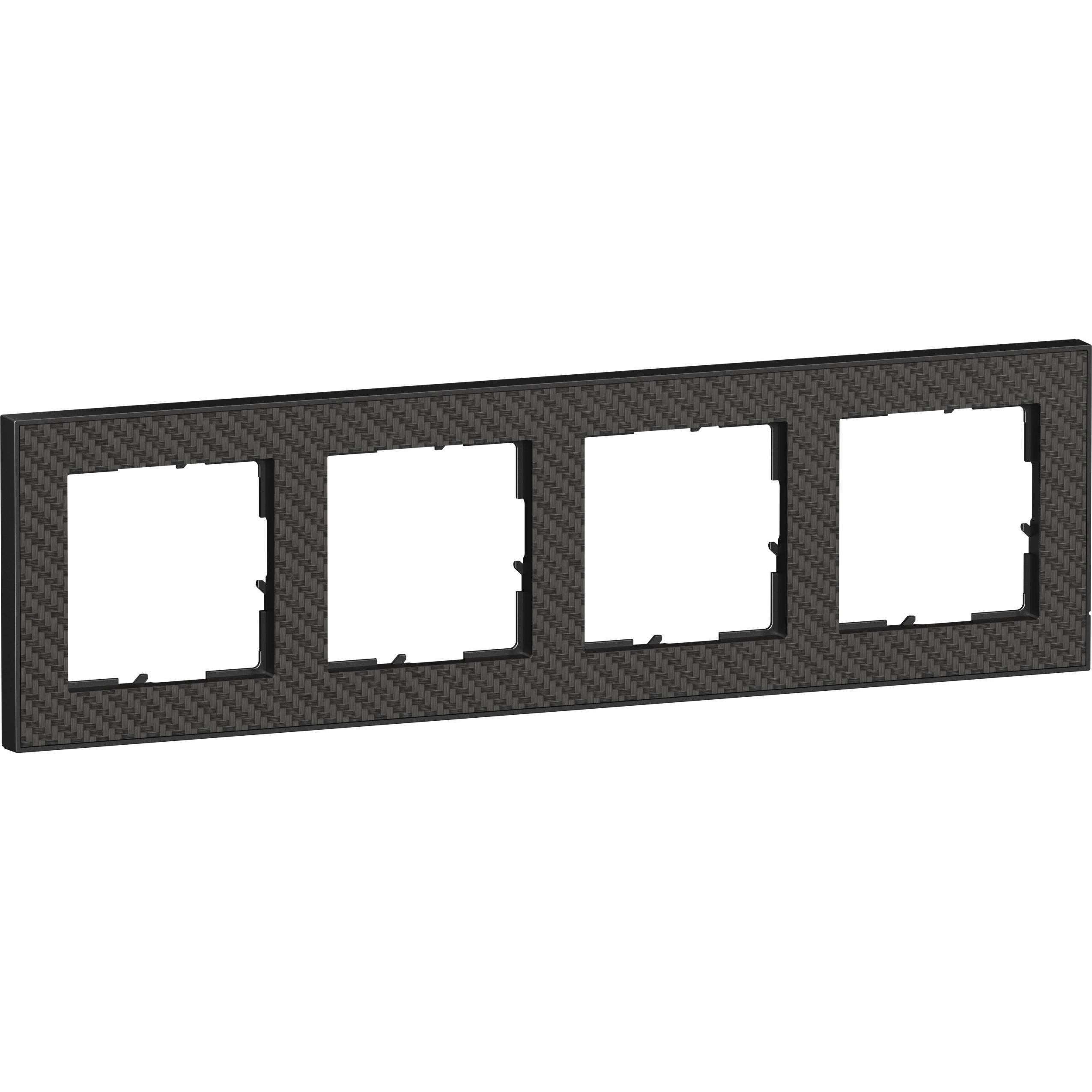 Thumbnail - Legrand, Zubehör Schalterprogramm, Seano+ 4-fach Rahmen mit Echtmaterialoberfläche