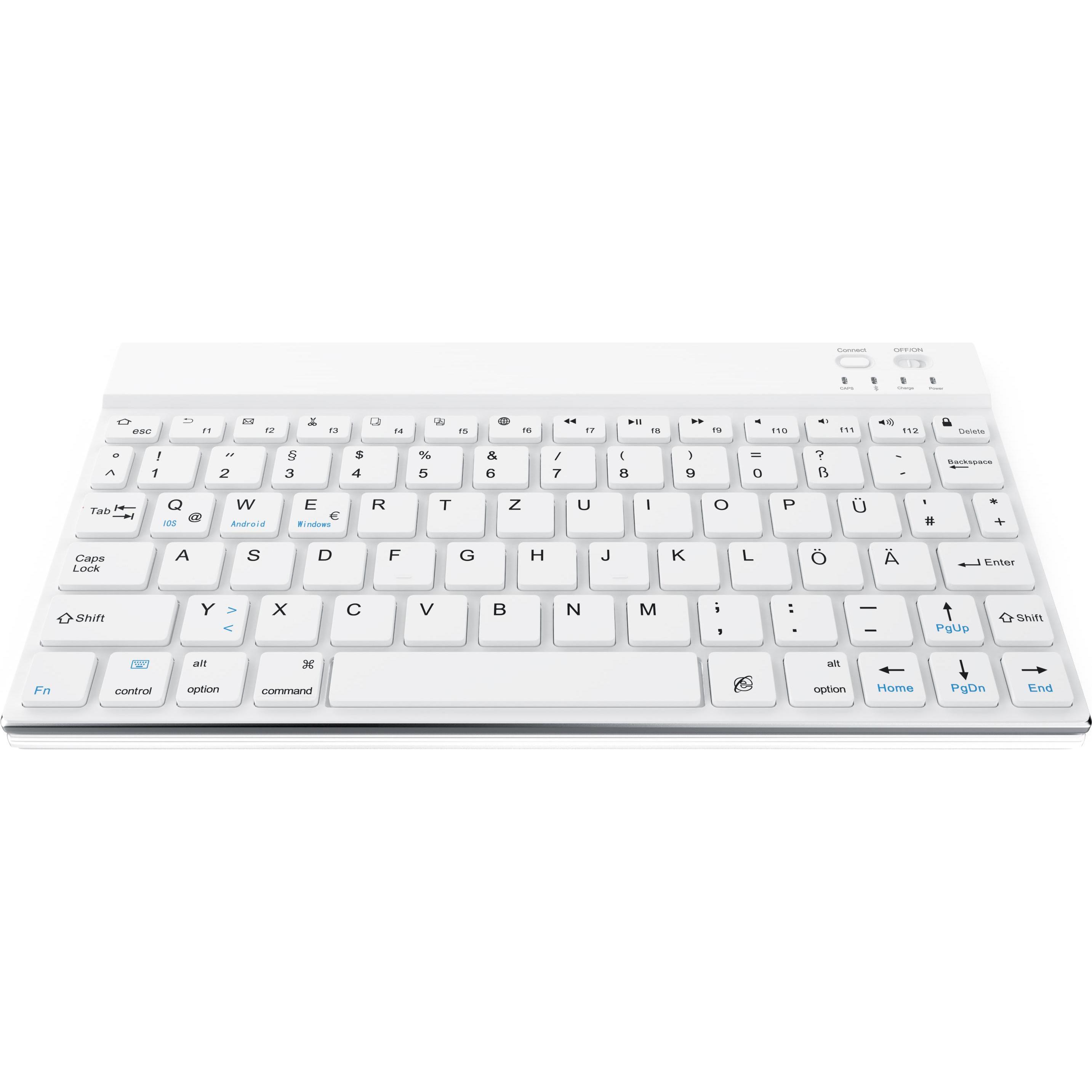 CSL Slim (DE, Kabellos), Tastatur, Weiss