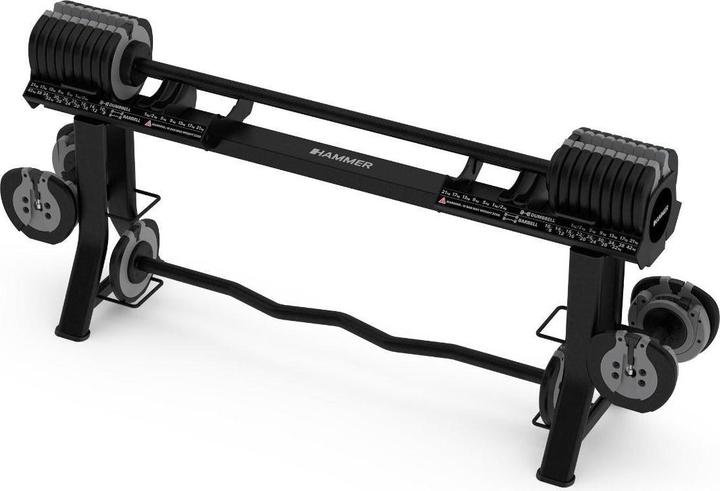 Actual product image Hammer Fitness HAMMER StrongLock 8.0 Lang- & Kurzhantel-Set, Hantelart