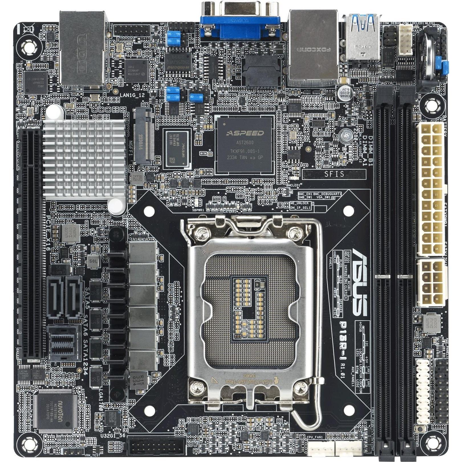 ASUS MBS Intel 1700 P13R-I C262 (LGA 1700, Mini-ITX), Mainboard