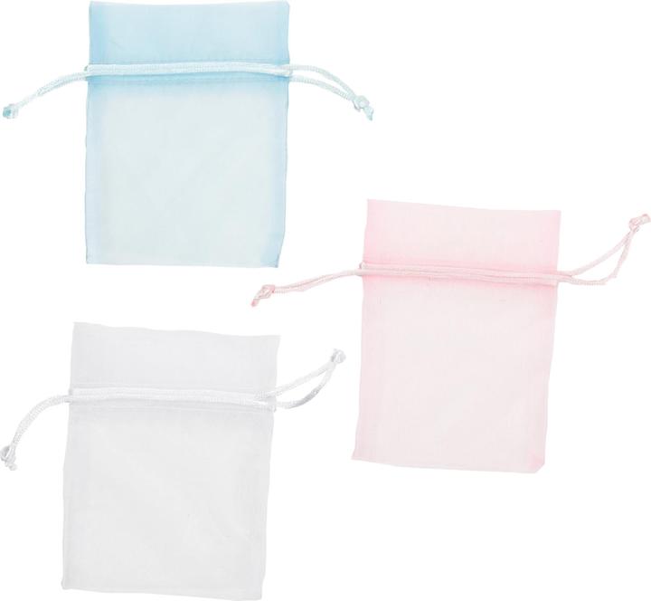 Weiss, Rosa, Blau