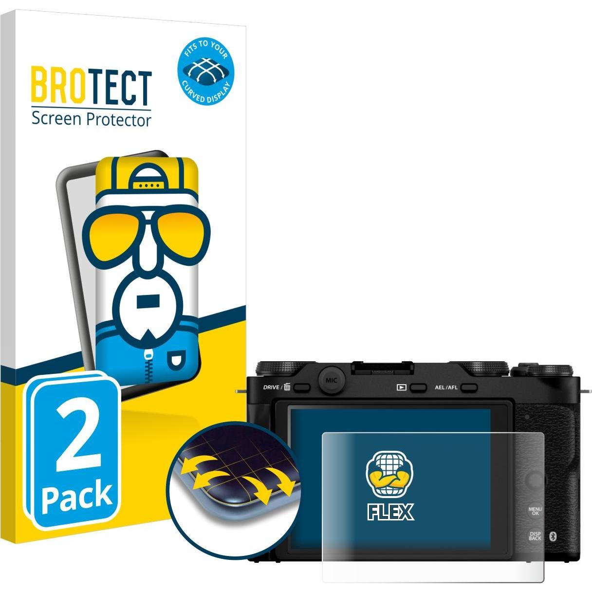 BROTECT Fullscreen Schutzfolie Displayschutz Folie Klar Transparent (Displayschutz), Kameraschutz, Transparent