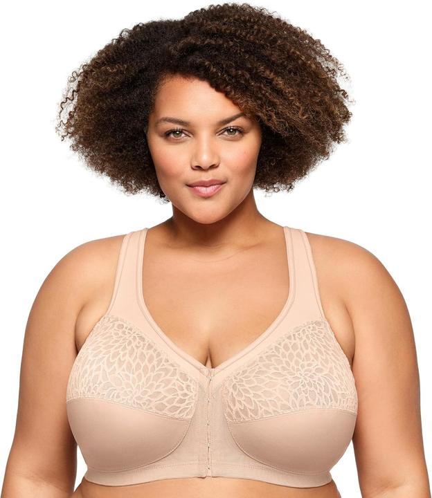 Actual product image Glamorise MagicLift Racer Back Front Closure Bra (Single pack, 90 E)