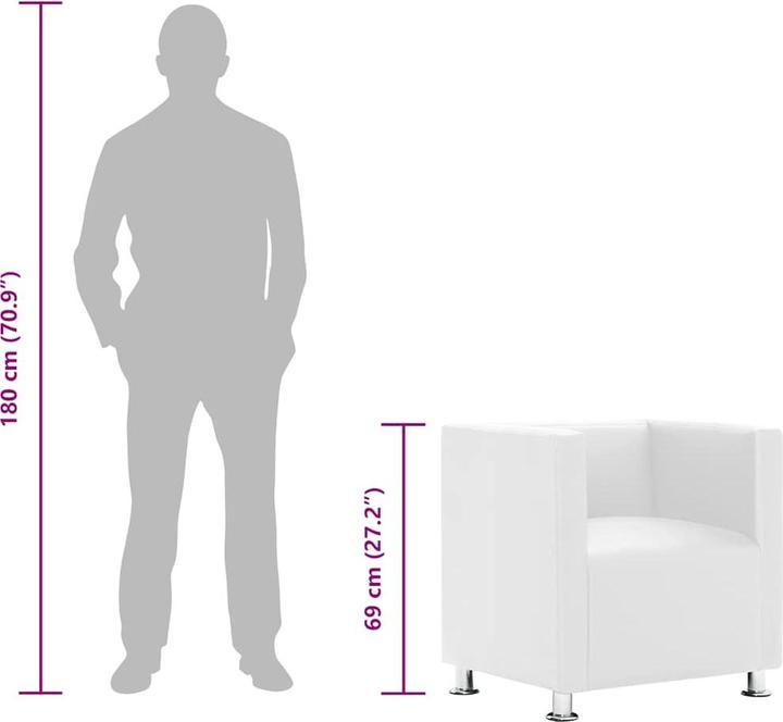 Actual product image vidaXL Sessel