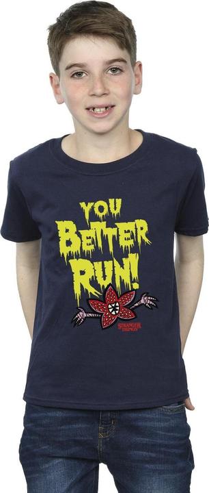 Image du produit Netflix - T-shirt STRANGER THINGS YOU BETTER RUN - Garçon (128)