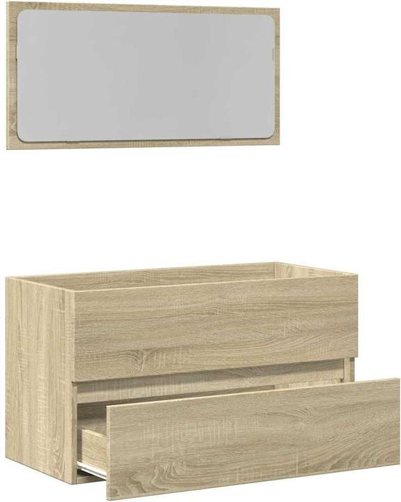 Produktbild vidaXL Badschrank mit Spiegel