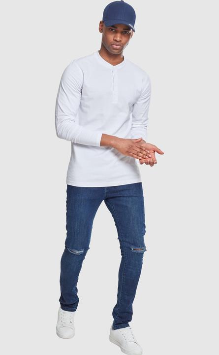 Produktbild Urban Classics Basic Henley L/S Tee (S)