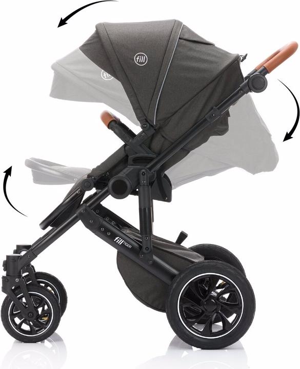Actual product image Fillikid Tiger combination stroller